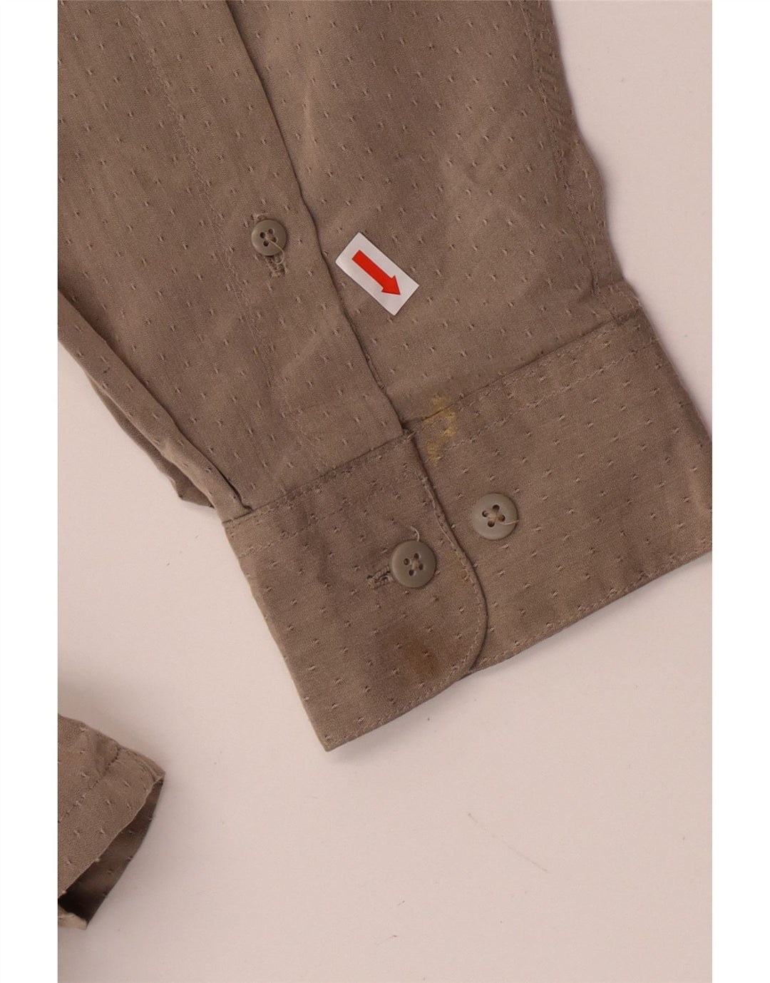 Pierre Cardin Herrenhemd Größe 17 17 1/2 XL Grau geflecktes Rayon