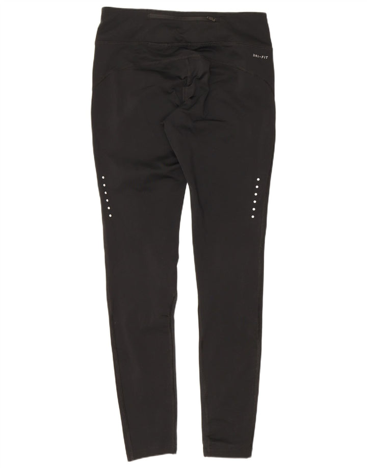 Nike Damen Dri Fit Leggings UK 10 Small Schwarz