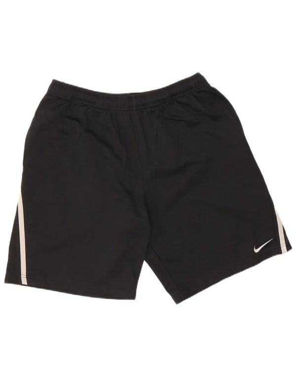 Nike Herren Sportshorts Medium Schwarz Polyester