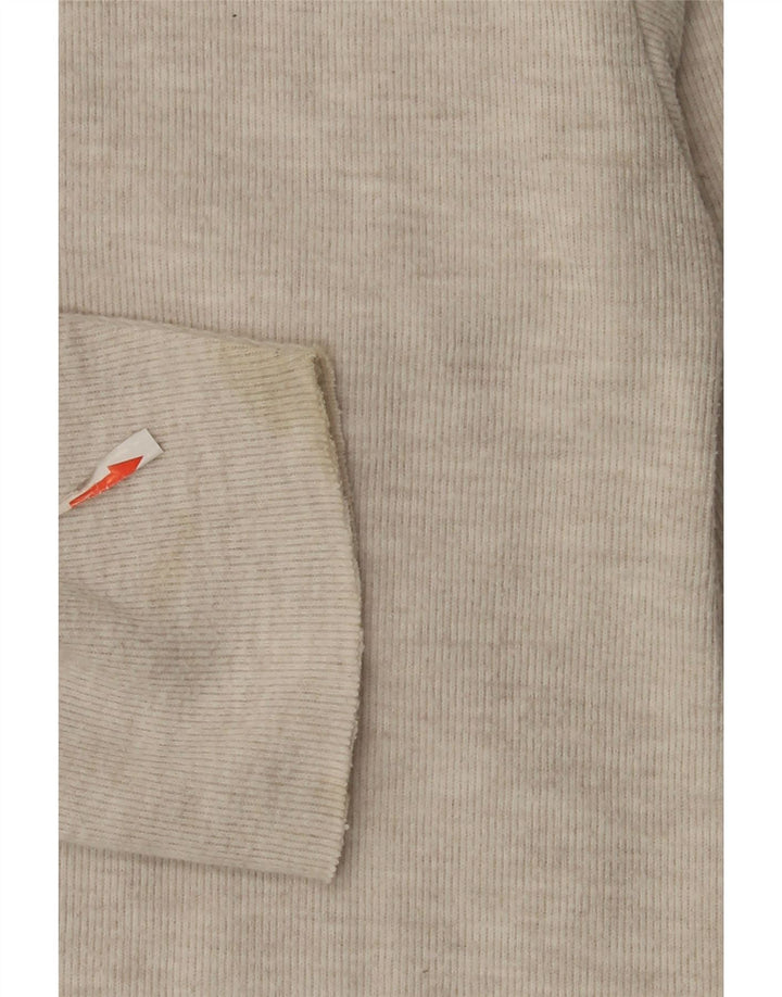 Zara Damen-Pullover mit Rundhalsausschnitt, UK 14, Mittelgrau geflecktes Polyester