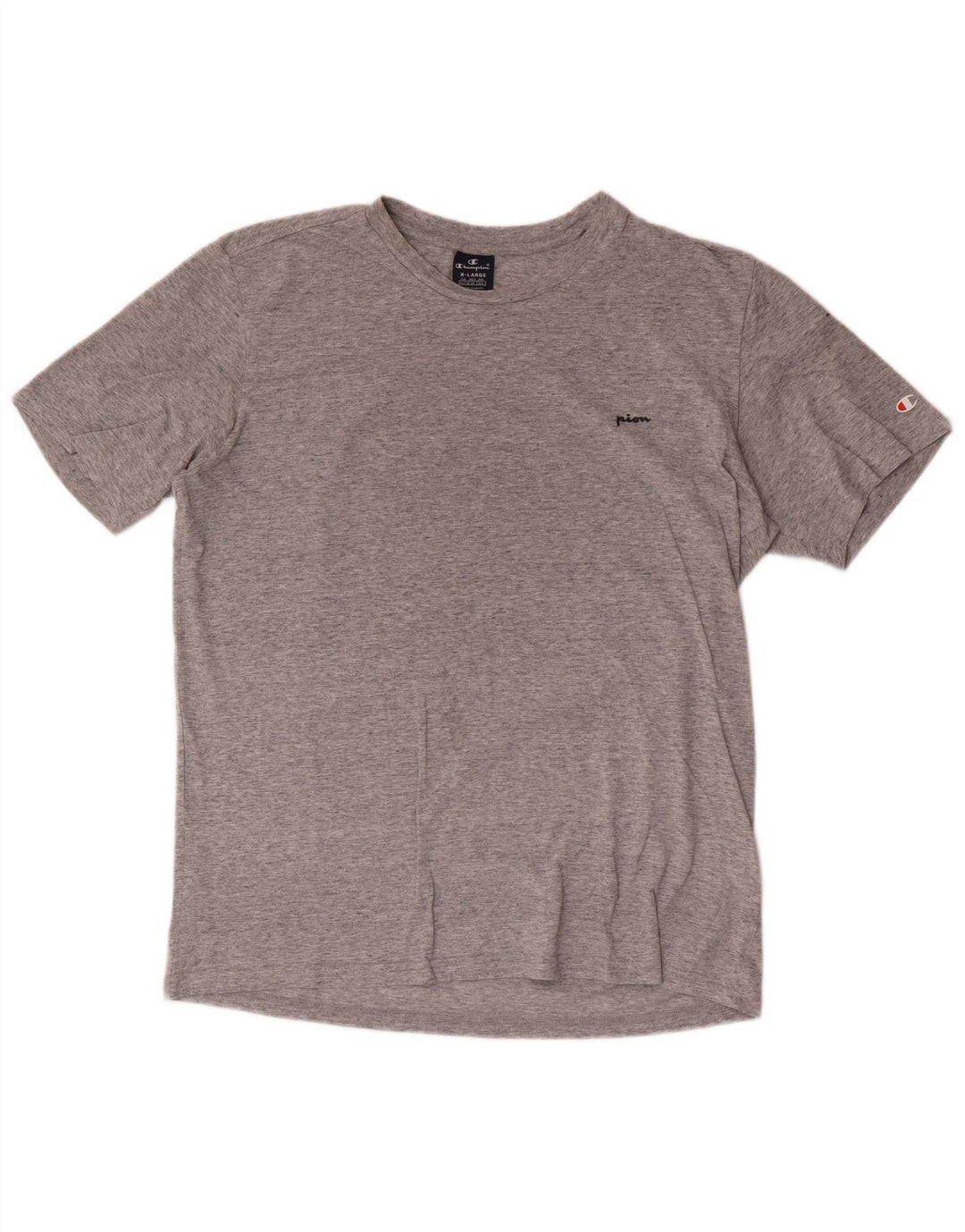 Champion Herren T-Shirt Top XL Grau gefleckte Baumwolle