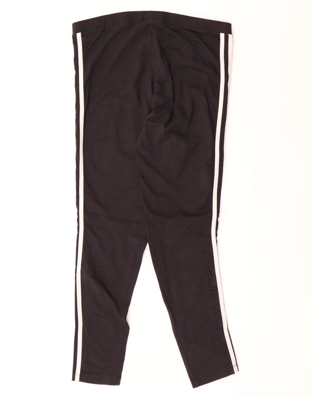 Adidas Damen Leggings UK 14 Medium Schwarz Baumwolle