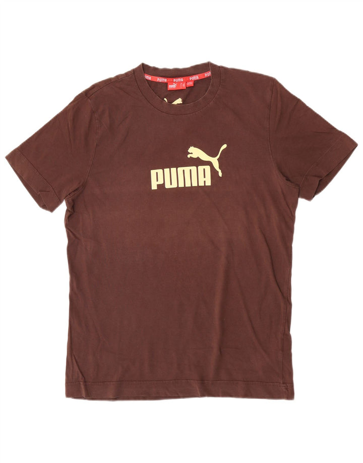 Puma Herren Grafik-T-Shirt-Oberteil Mittelbraun