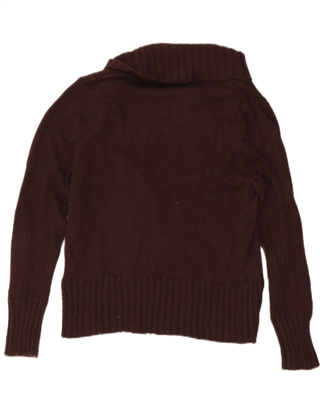 Marks & Spencer Damen-Cardigan-Pullover UK 16 Große braune Baumwolle