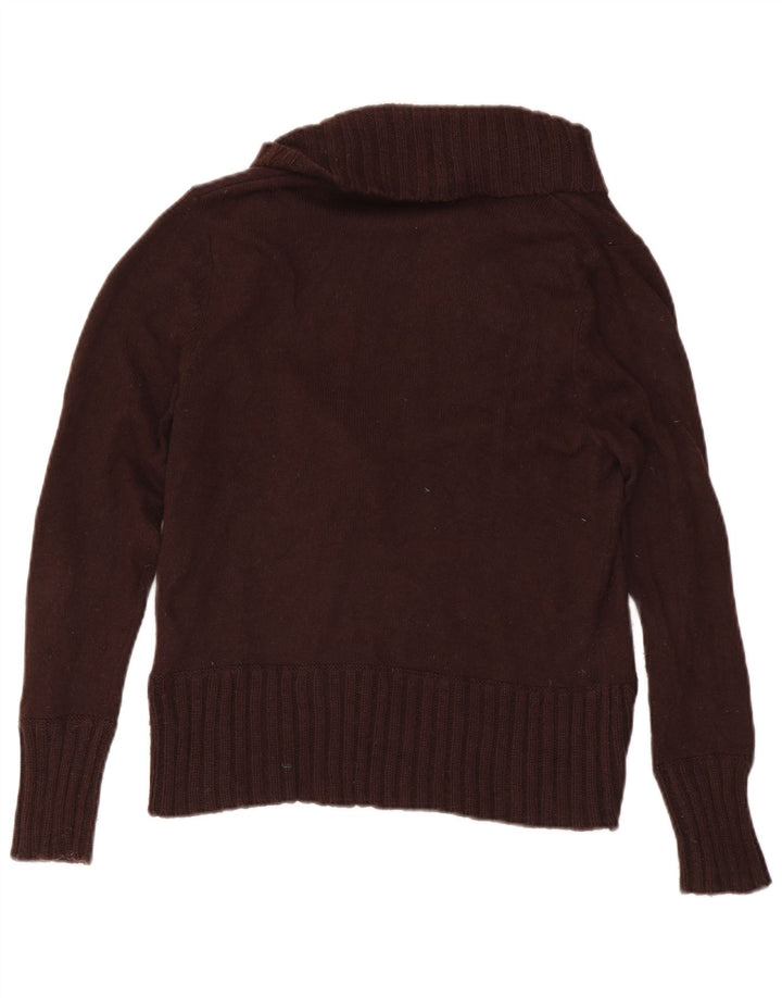 Marks & Spencer Damen-Cardigan-Pullover UK 16 Große braune Baumwolle