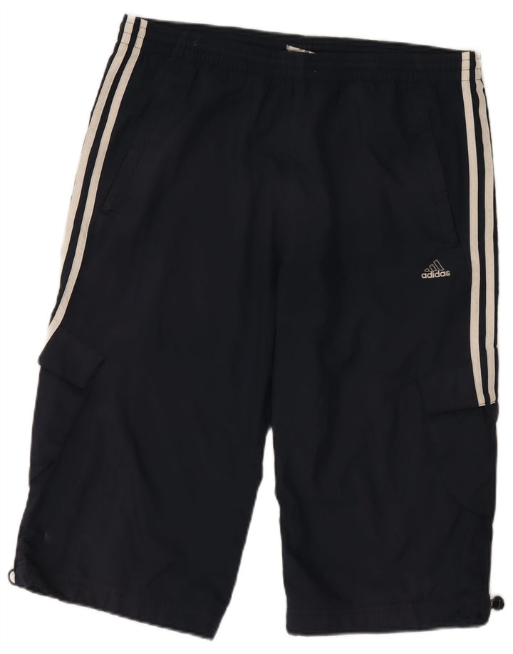 Adidas Herren Cargo Sport Shorts Small Marineblau