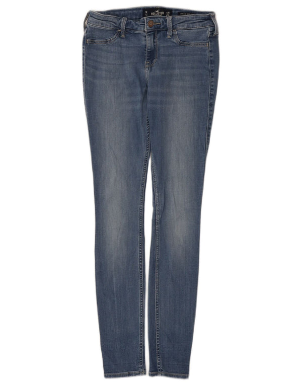 Hollister Damen Skinny Jeans W25 L28 Blaue Baumwolle
