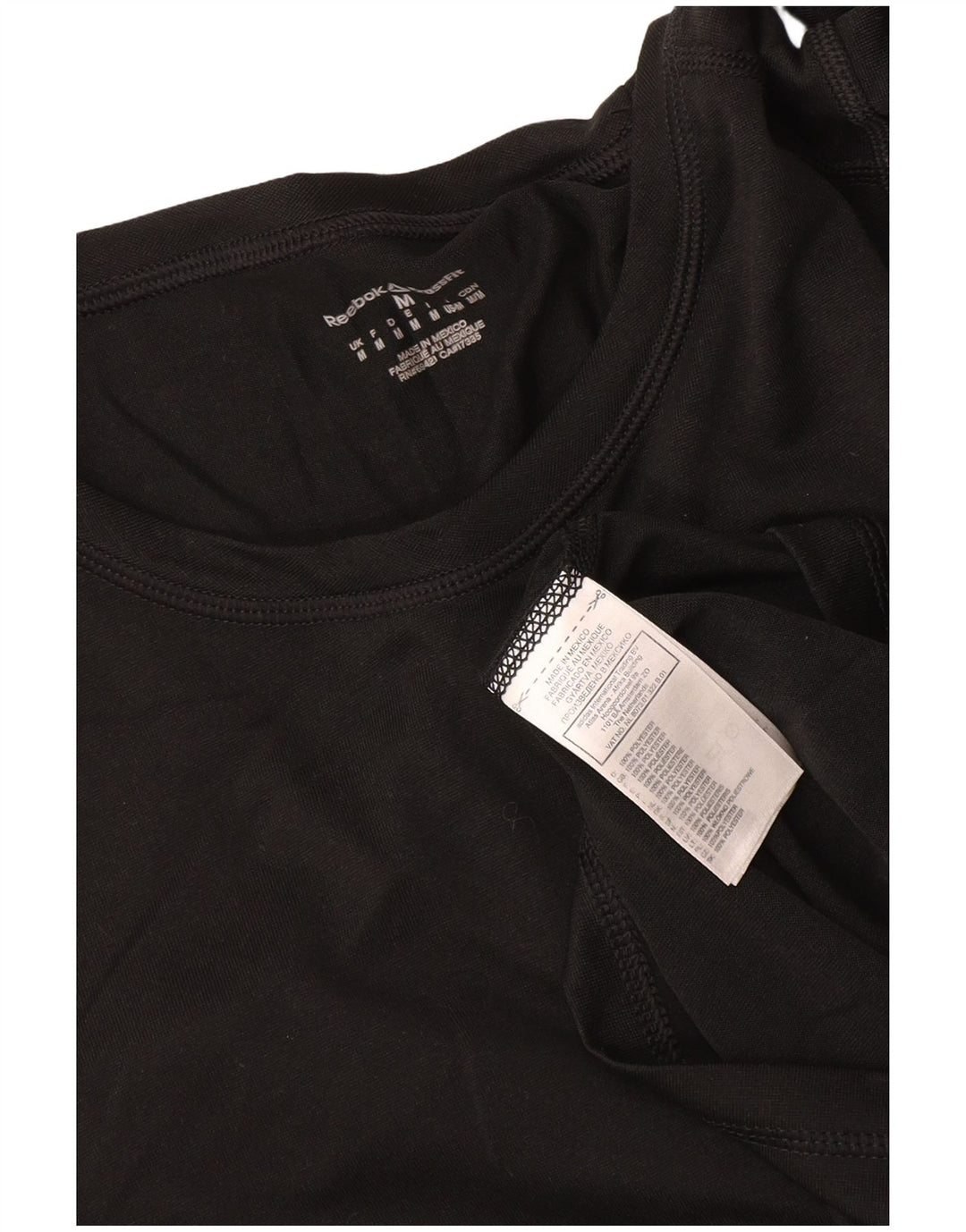 Reebok Herren Cross Fit Top Langarm Medium Schwarz Polyester