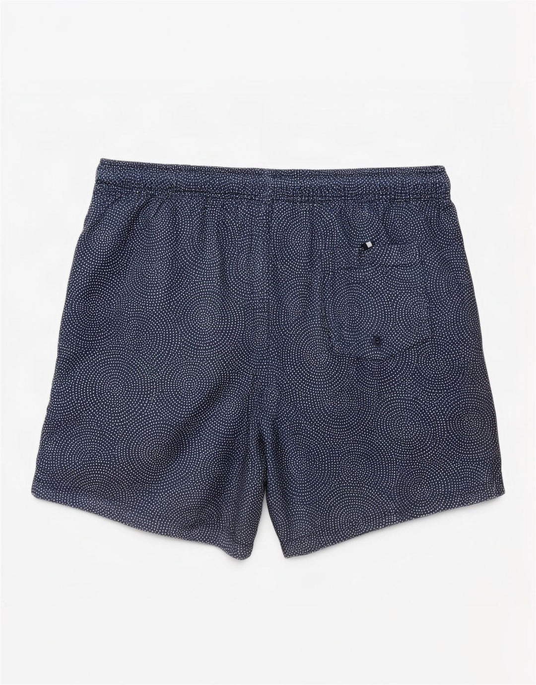Marks & Spencer Herren-Badeshorts, klein, marineblau, geometrisch, Polyester