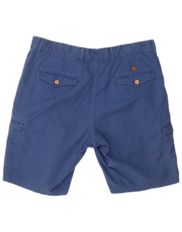Massimo Dutti Herren Cargoshorts EU 42 Large W32 Blau