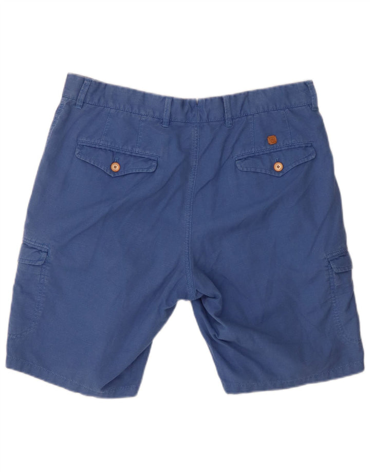 Massimo Dutti Herren Cargoshorts EU 42 Large W32 Blau