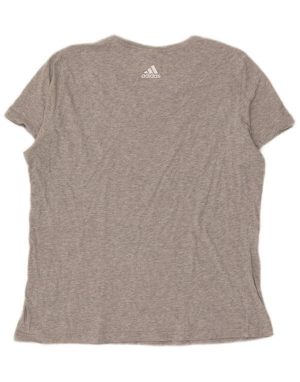 Adidas Damen Graphic T-Shirt Top UK 18 XL Grau
