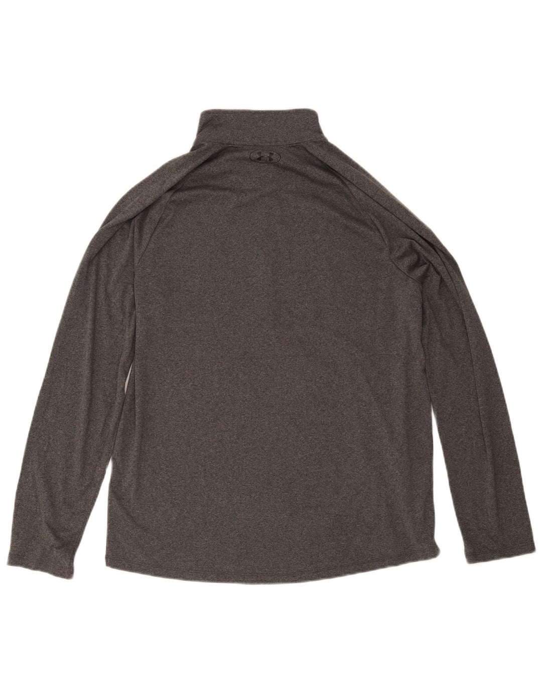 Under Armour Herren-Pullover-Trainingsoberteil mit Reißverschluss, Größe L, Grau