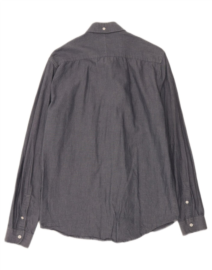 Cheap Monday Herrenhemd aus mittelgrauer Baumwolle