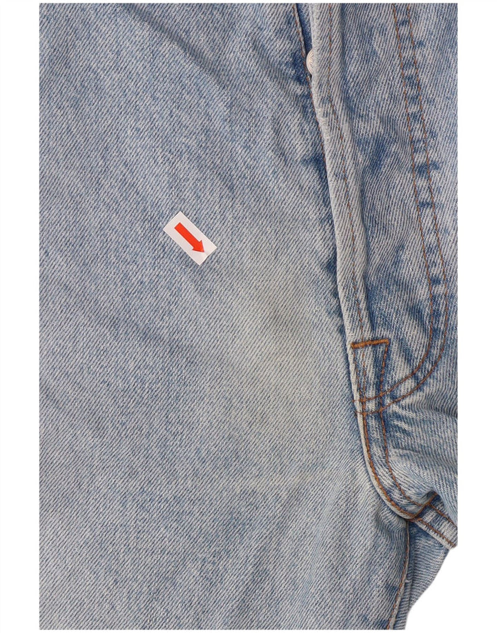 REPLAY Herren Straight Jeans W40 L34 Blaue Baumwolle