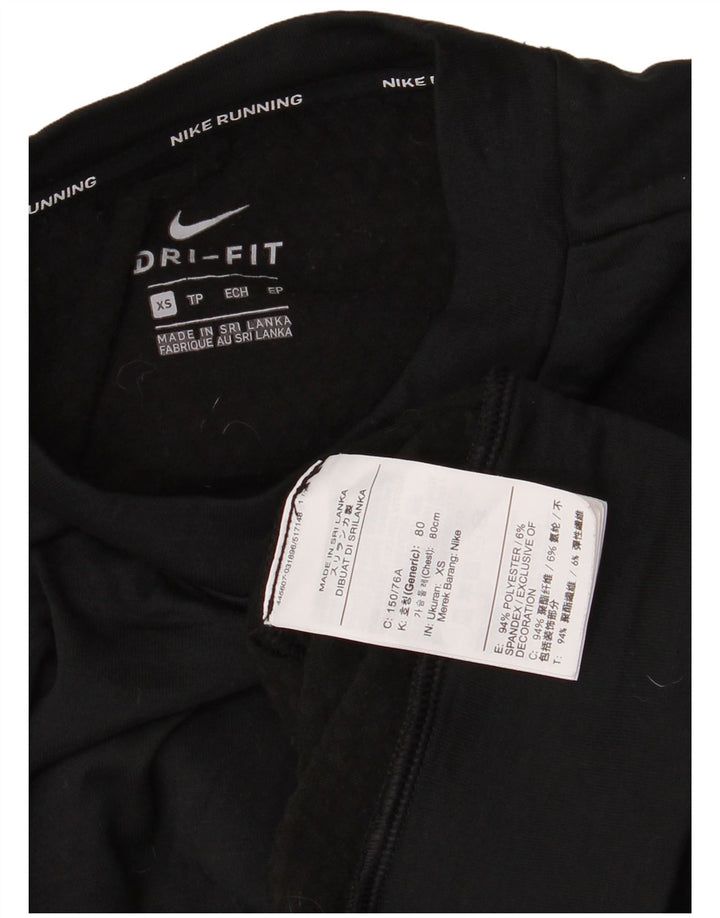 Nike Herren Dri Fit Loose Fit Sweatshirt Pullover XS Schwarz Polyester