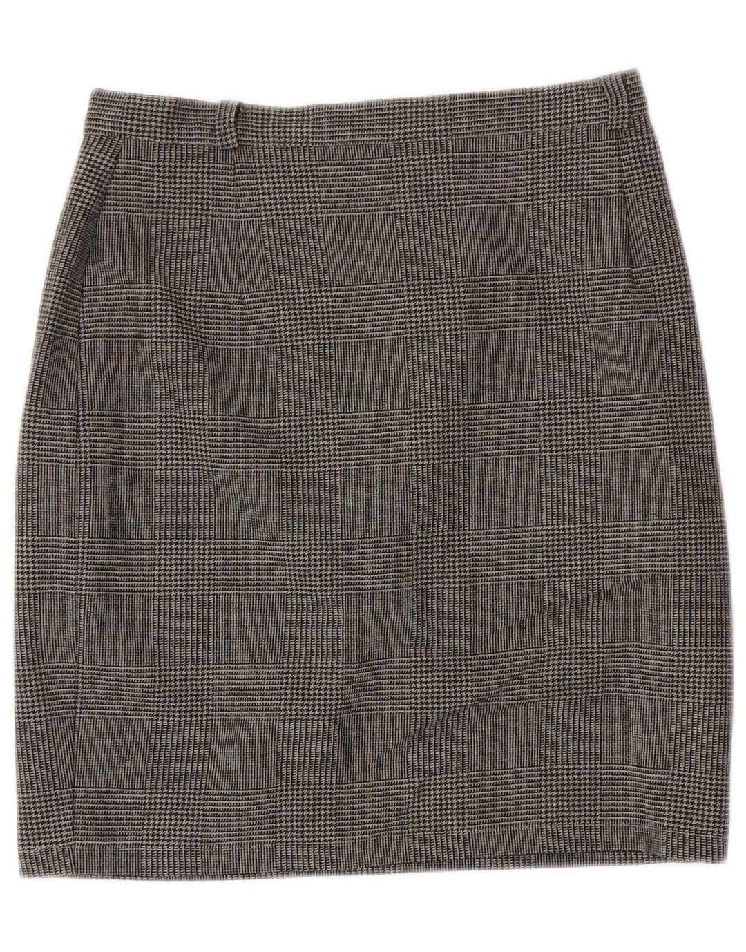 MAX MARA Damen Wochenend-Bleistiftrock UK 14 Large W29 Grau kariert
