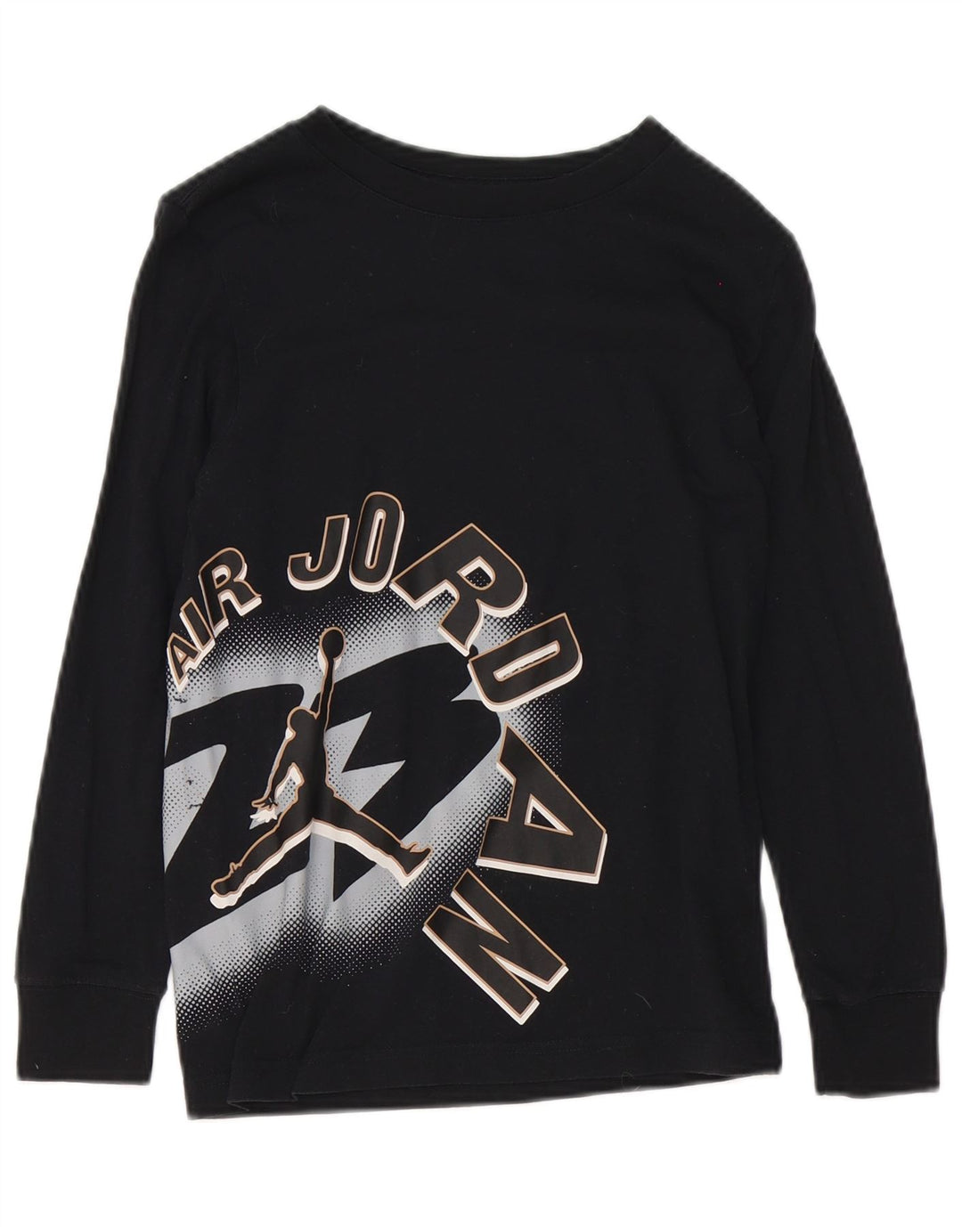Jordan Boys Graphic Top Langarm 10–11 Jahre Mittelschwarze Baumwolle