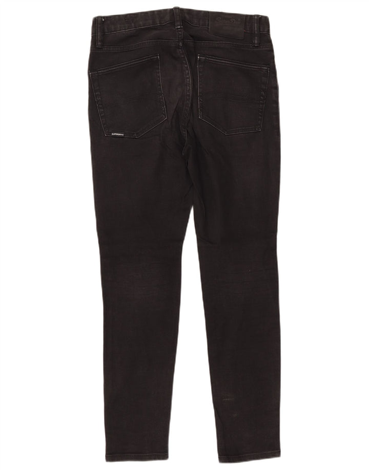 Superdry Herren Skinny Jeans W30 L30 Schwarz Baumwolle