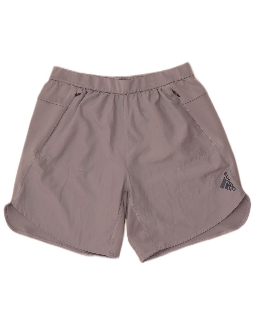 Adidas Herren Sportshorts mittelgraues Polyester
