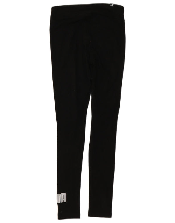 Puma Damen Graphic Leggings UK 4 XS Schwarz Baumwolle