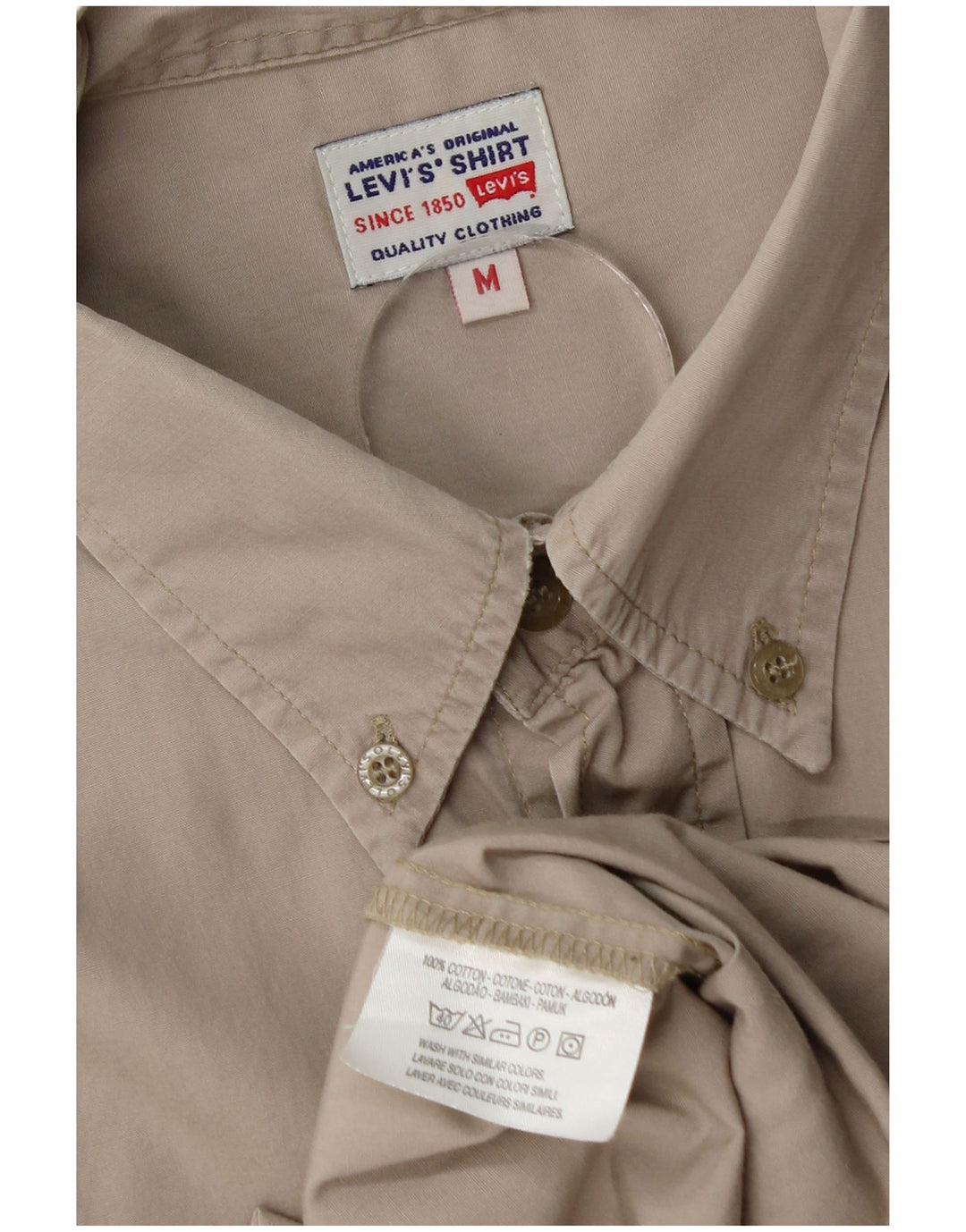 Levi's Herrenhemd aus mittelgrauer Baumwolle