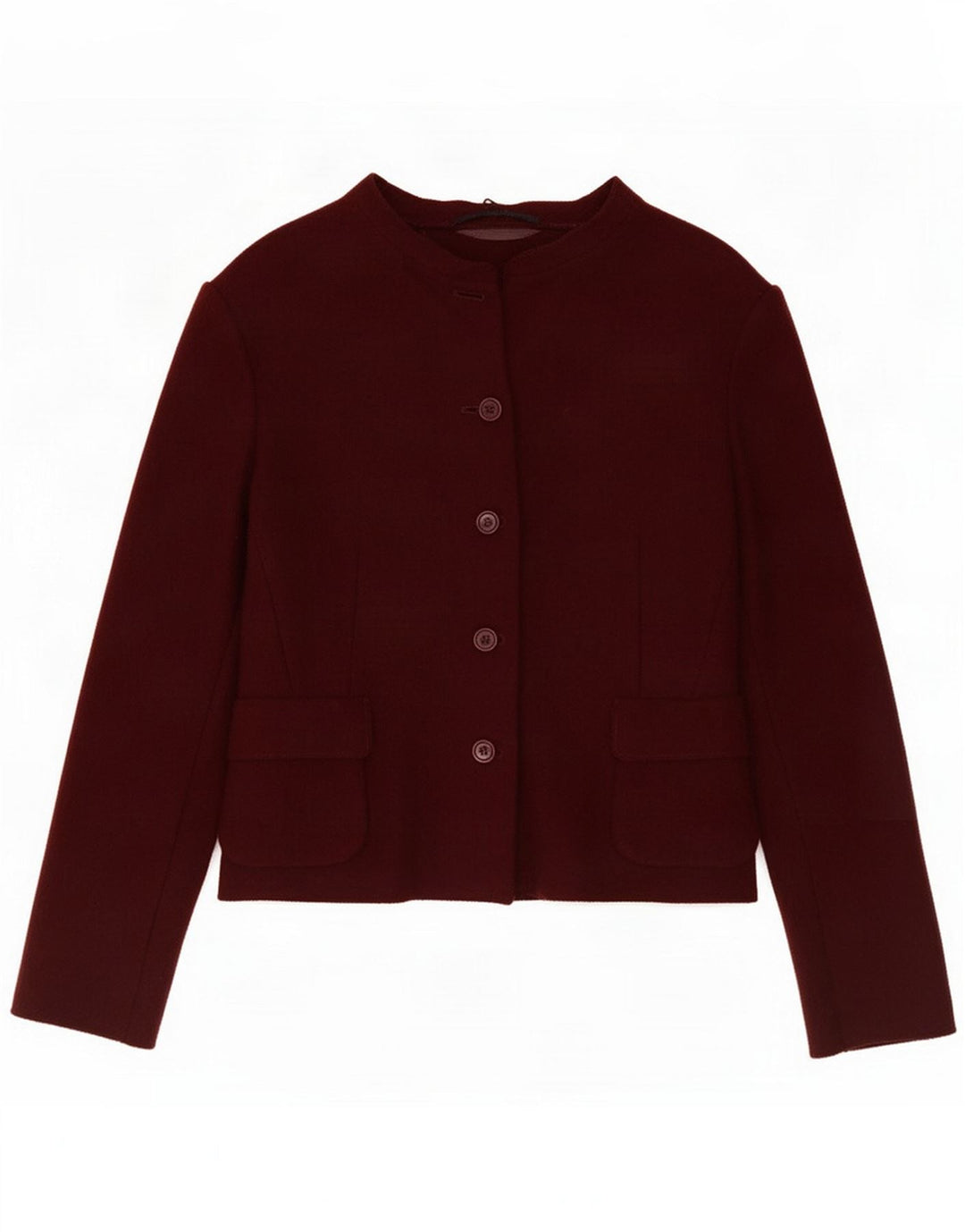 Aspesi Damen-Blazerjacke mit 4 Knöpfen, IT 40, kleine burgunderrote Wolle Produktbeschreibung Etikettengröße:  Marke: