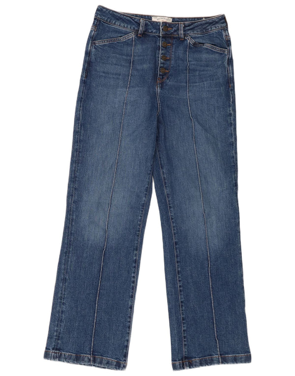 Fat Face Damen-Jeans „Elise“ mit weitem Bein, Größe UK 12, Größe M, W32, L30, Blau, Baumwolle