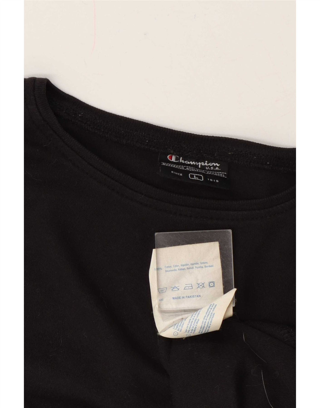 Champion Damen Top Langarm UK 16 Large Graue Baumwolle