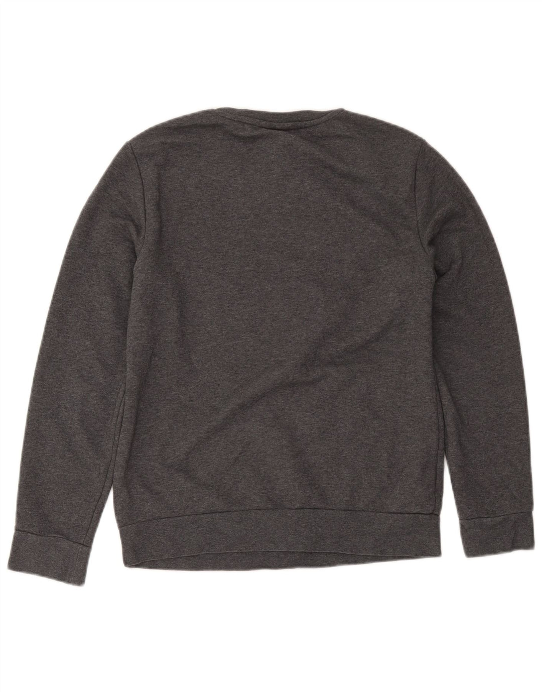Adidas Damen Graphic Sweatshirt Pullover UK 12/14 Mittelgraue Baumwolle