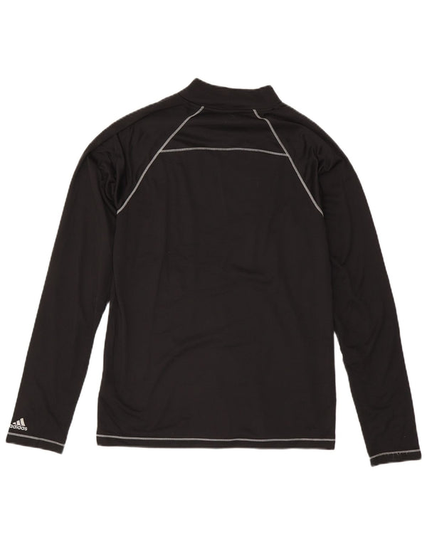 Adidas Herren Top Langarm Small Schwarz Polyester Sport