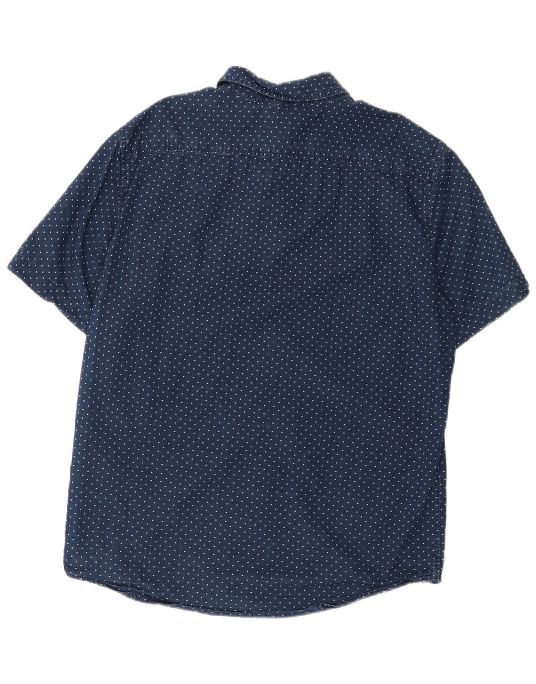 Levi's Herren-Standard-Kurzarmhemd aus Baumwolle in mittlerer Marineblau-Optik