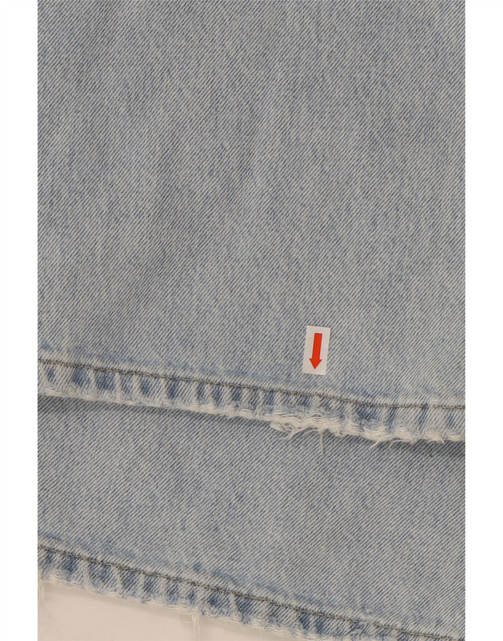 ZARA Herren-Jeans mit weitem Bein, EU 36, XS, B29, L31, blaue Baumwolle