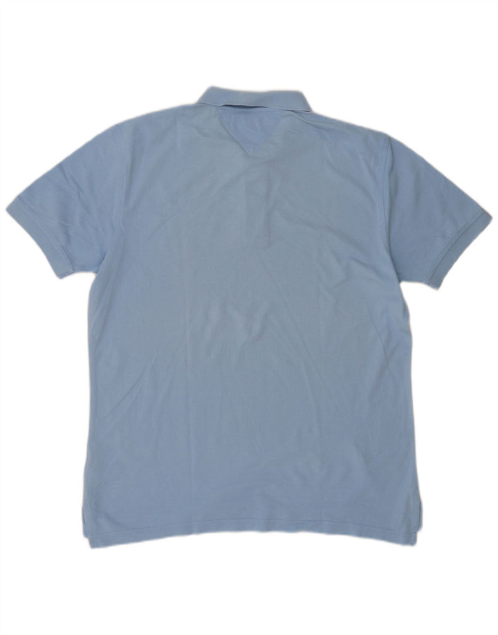 Tommy Hilfiger Herren-Poloshirt mit normaler Passform, XL, Blau