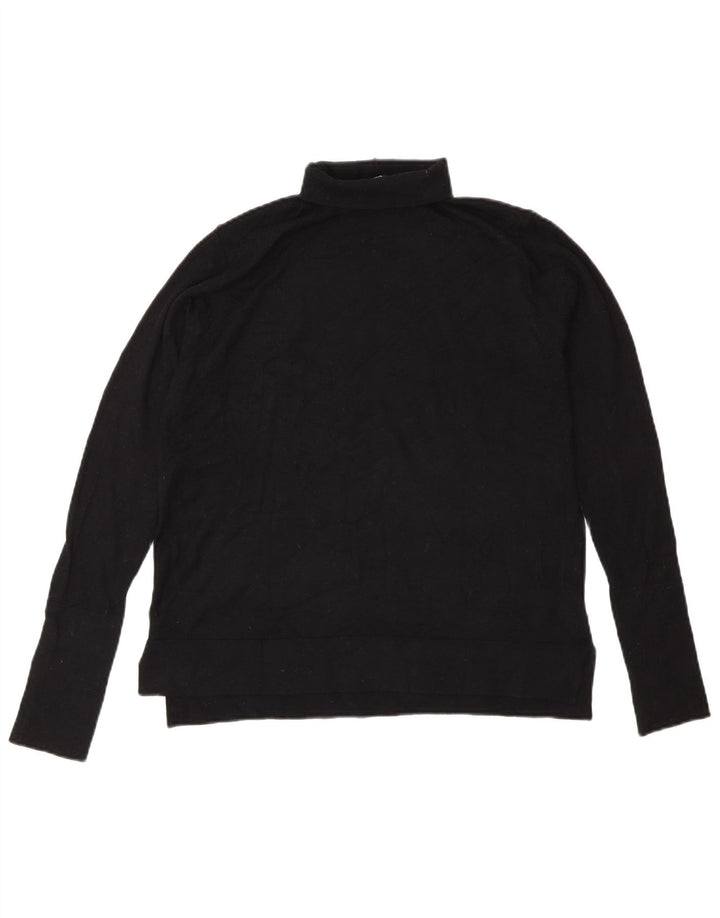 Zara Damen Rollkragenpullover, Gr. 14, Mittelschwarz, Modal