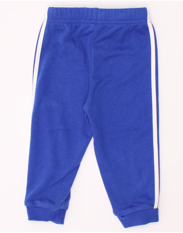 Adidas Baby-Jungen-Jogger-Trainingshose, 9–12 Monate, blaue Baumwolle