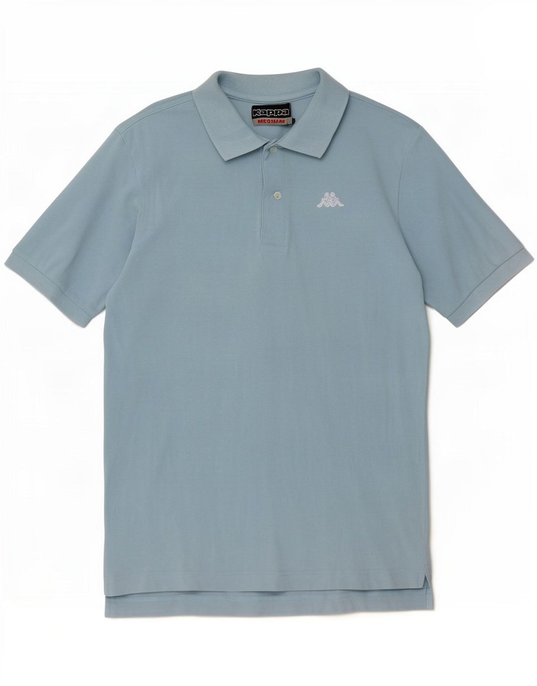 Kappa Herren-Poloshirt aus mittelblauer Baumwolle