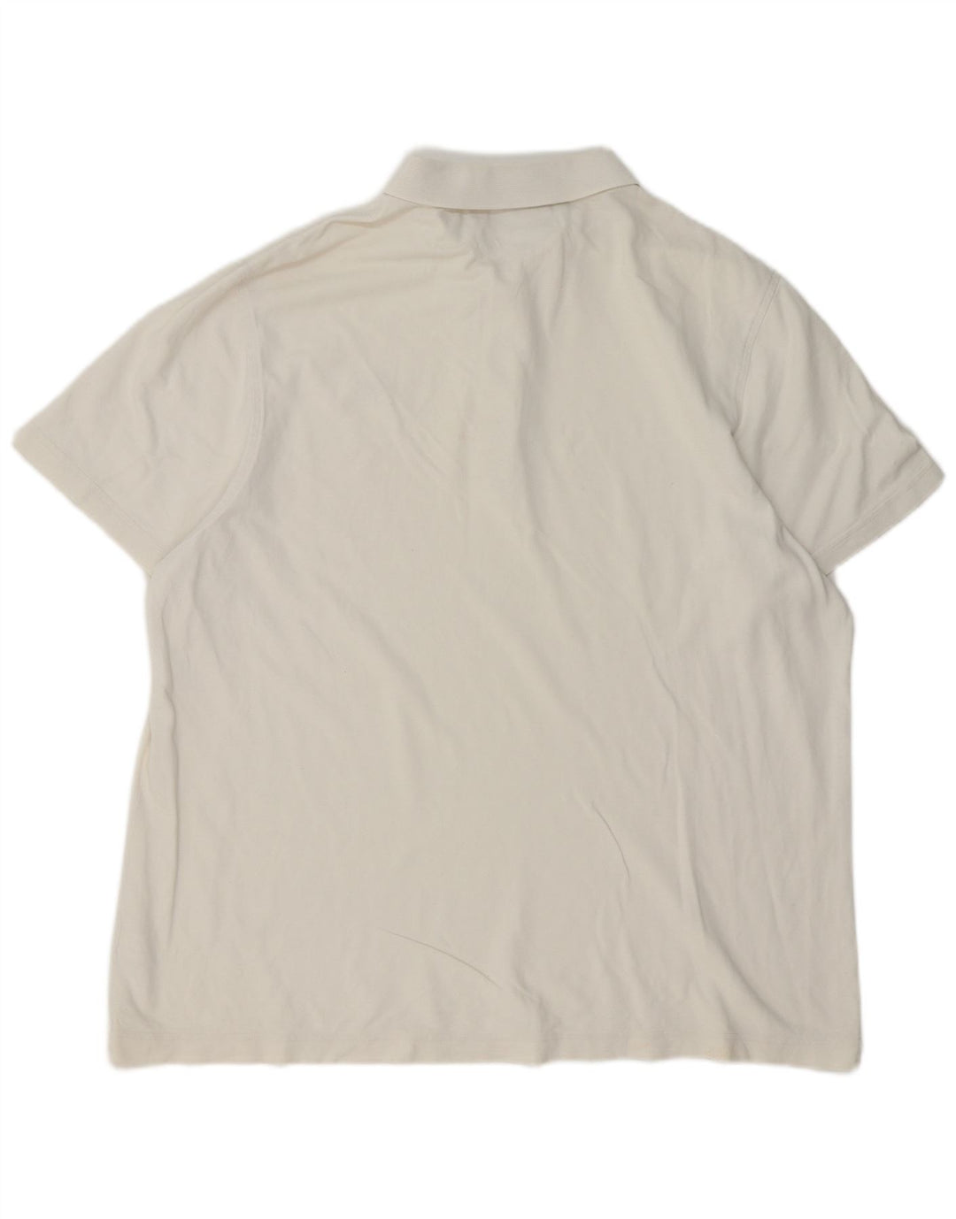 LACOSTE Herren Poloshirt Größe 8 3XL Weiße Baumwolle