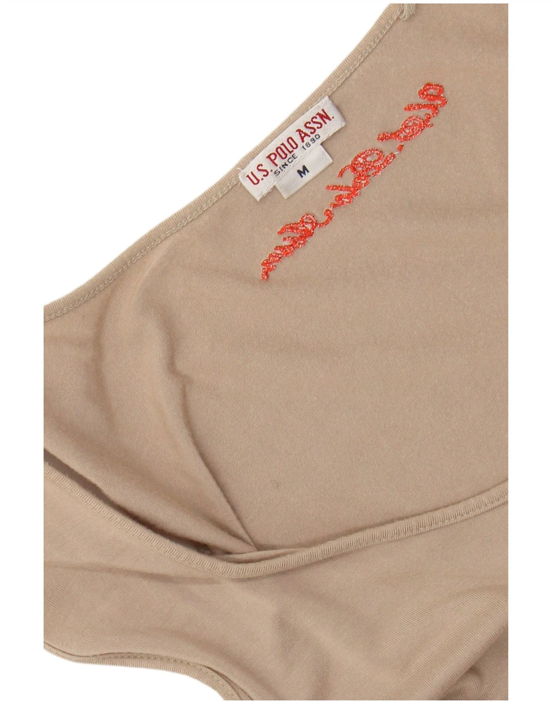 U.S. Polo Assn. Basic-Kleid für Damen, UK 12, Mittelbeige, Farbblock