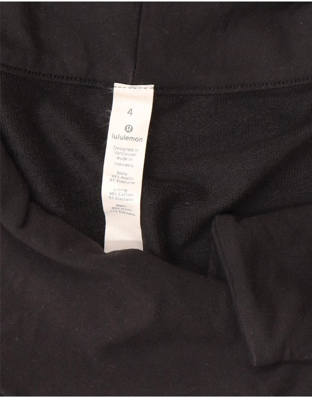 Lululemon Damen-Trainingsanzug-Top-Jacke, US 4, Small, Schwarz, Modal