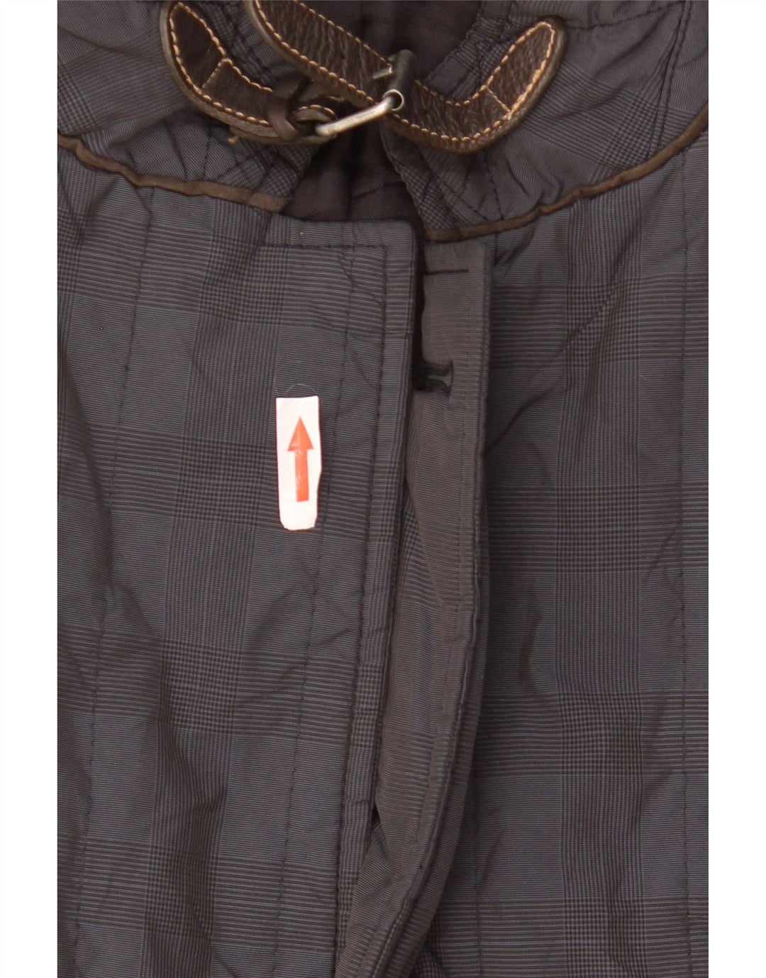Massimo Dutti Herren-Utility-Jacke UK 40 Large Marineblau kariertes Acetat