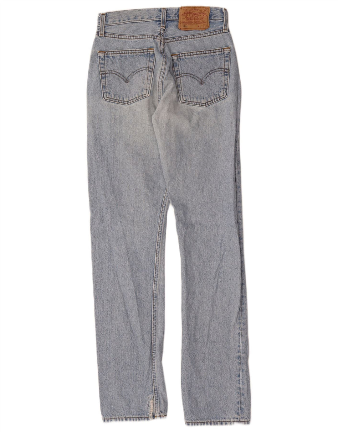 Levi's Damen 501 Straight Jeans W27 L32 Blau