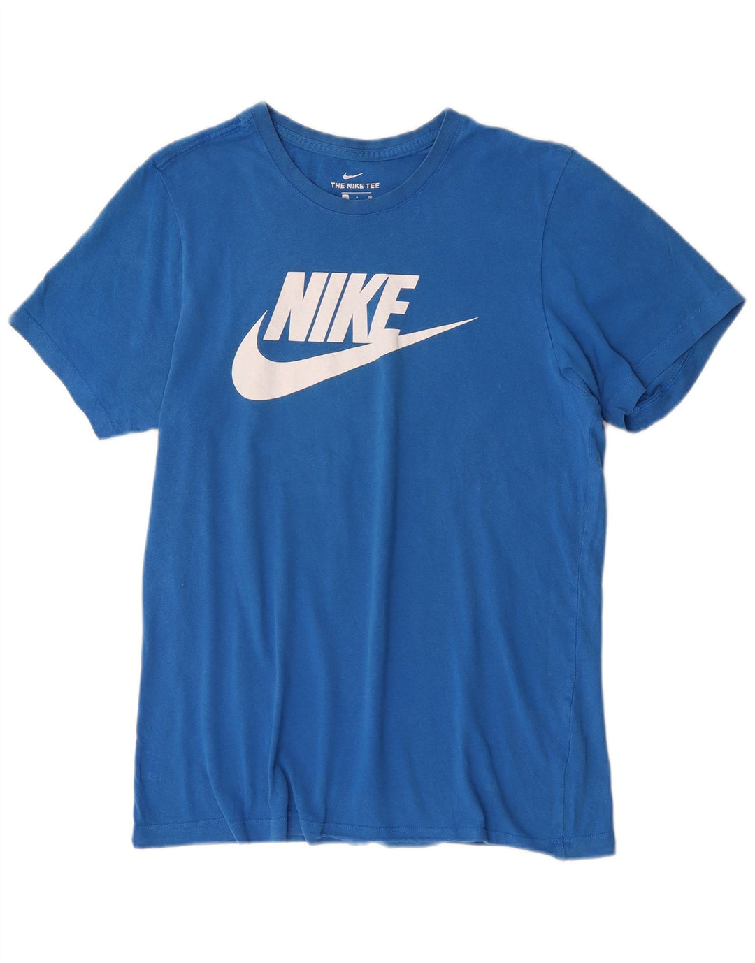 Nike Herren-T-Shirt mit Grafik, Größe S, Blau, Baumwolle