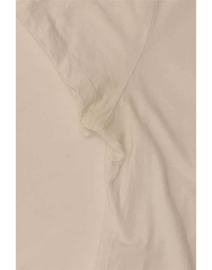 Puma Damen Grafik T-Shirt Top UK 14 Large Weiß