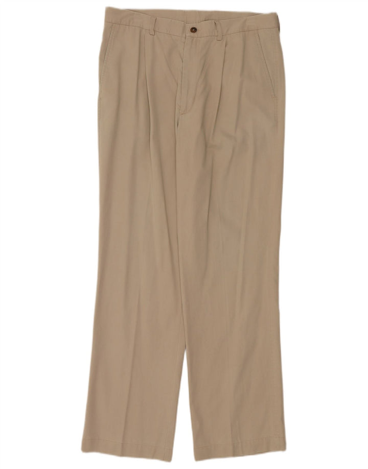 Marks & Spencer Herren-Chinohose mit Pegged, W34, L31, Beige, Lyocell
