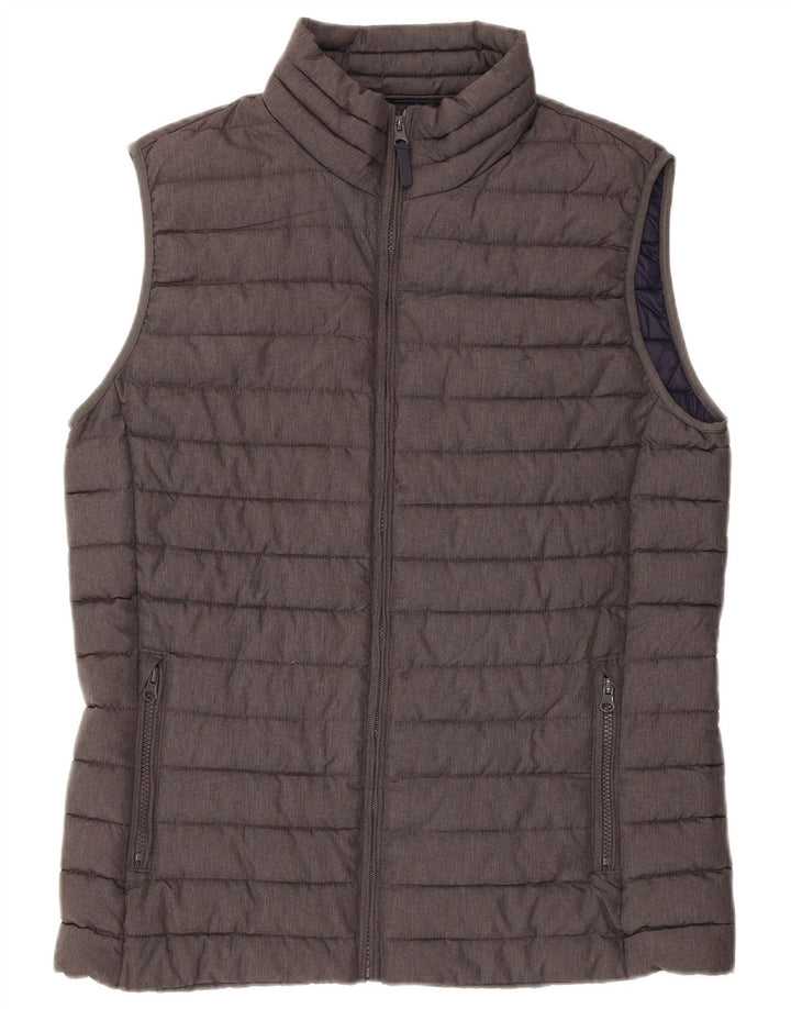 Joules Herren Wattierte Weste UK 38 Mittelgraues Polyamid