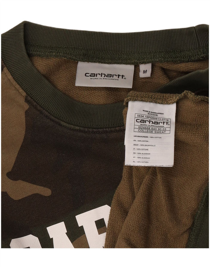 Carhartt Herren Grafik-Sweatshirt-Pullover, mittlere Khaki-Tarnung, Baumwolle