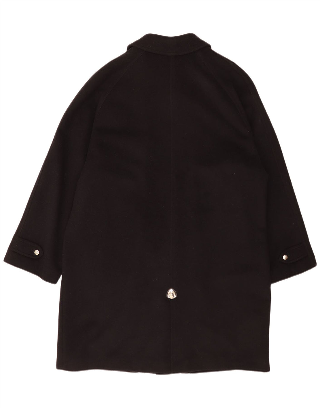 Piero Guidi Herrenmantel UK 44 2XL Schwarze Wolle