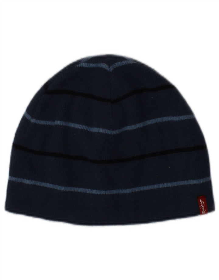 Levi's Herren-Beanie-Mütze, klein/mittel, marineblau, gestreift, Acryl