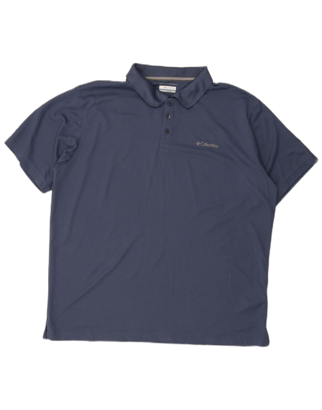 Columbia Herren Omni-Wick Poloshirt XL Marineblau Polyester
